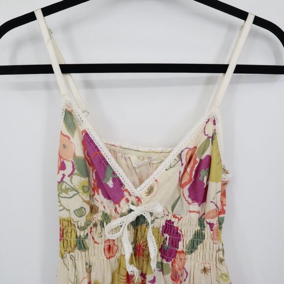 Derek Heart Babydoll Sundress Womens L Cream Bloomcore Girlhood Boho Cottagecore - Picture 7 of 16